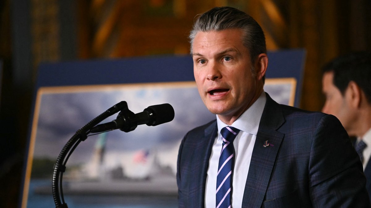 Pete Hegseth en Mar-a-Lago/ Andrew Caballero- Reynolds