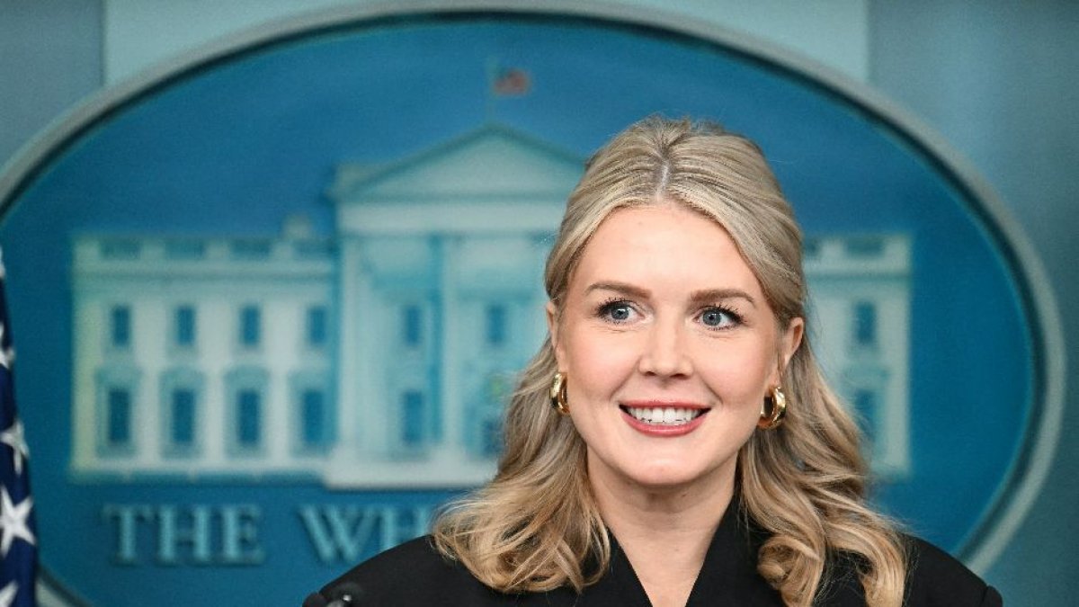 La secretaria de prensa de la Casa Blanca, Karoline Leavitt