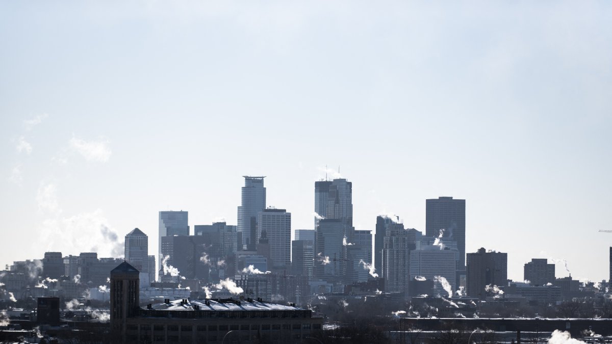 A view of the city skyline on January 30, 2019 in Minneapolis, Minnesota.