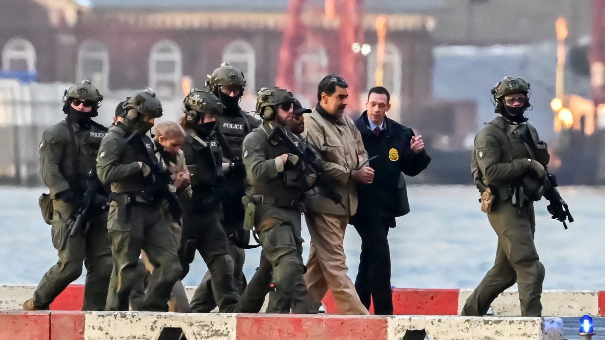 Maduro and Cilia Flores brought before U.S. federal court.