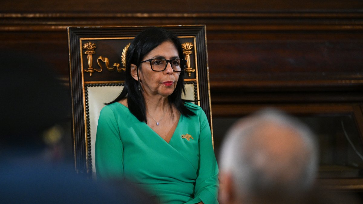 Delcy Rodríguez was sworn in this January 5.