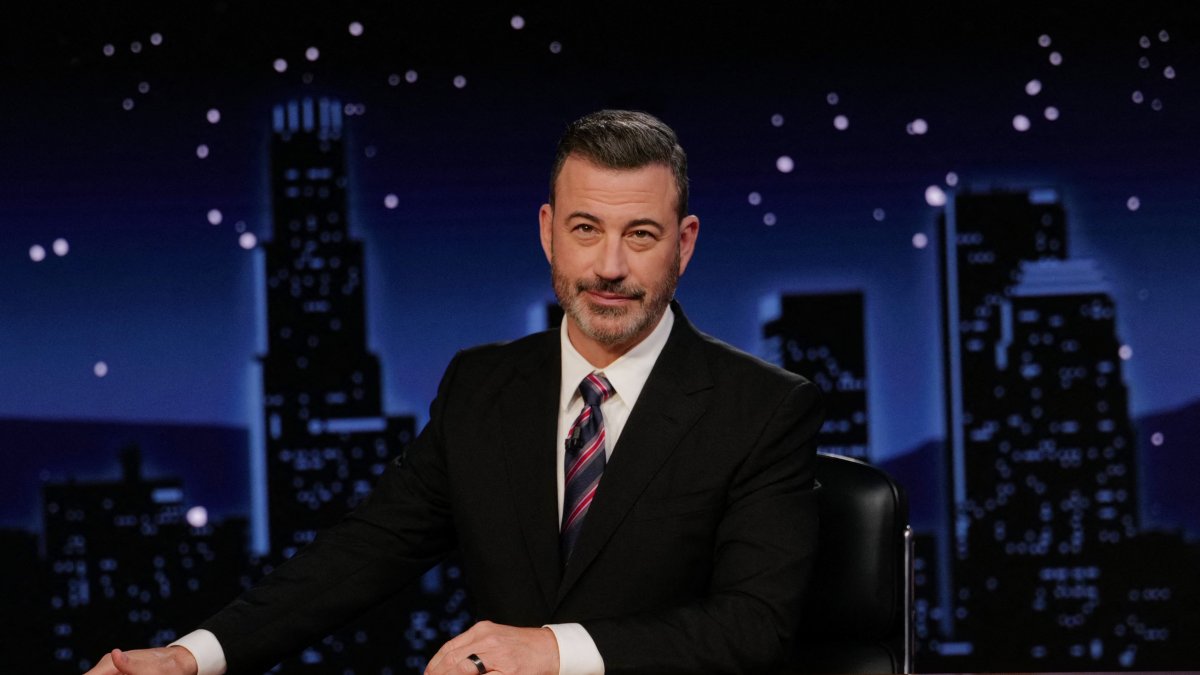 El presentador Jimmy Kimmel en su programa de ABC