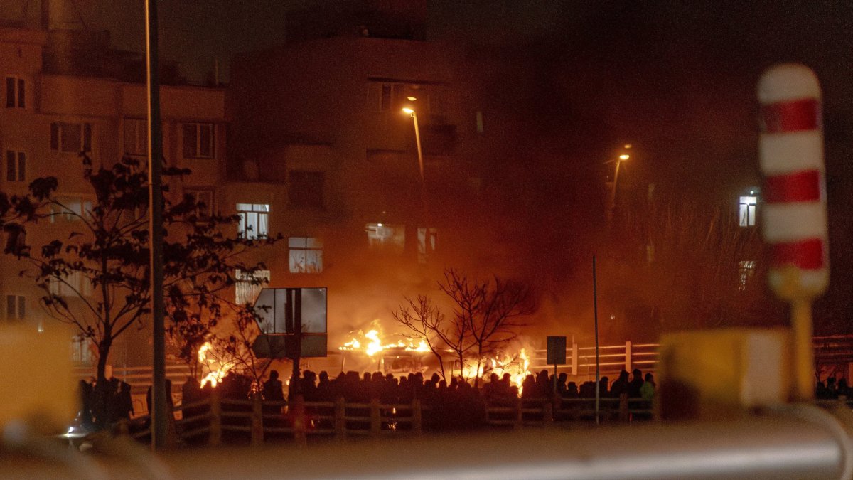 Imágenes de las manifestaciones en Irán