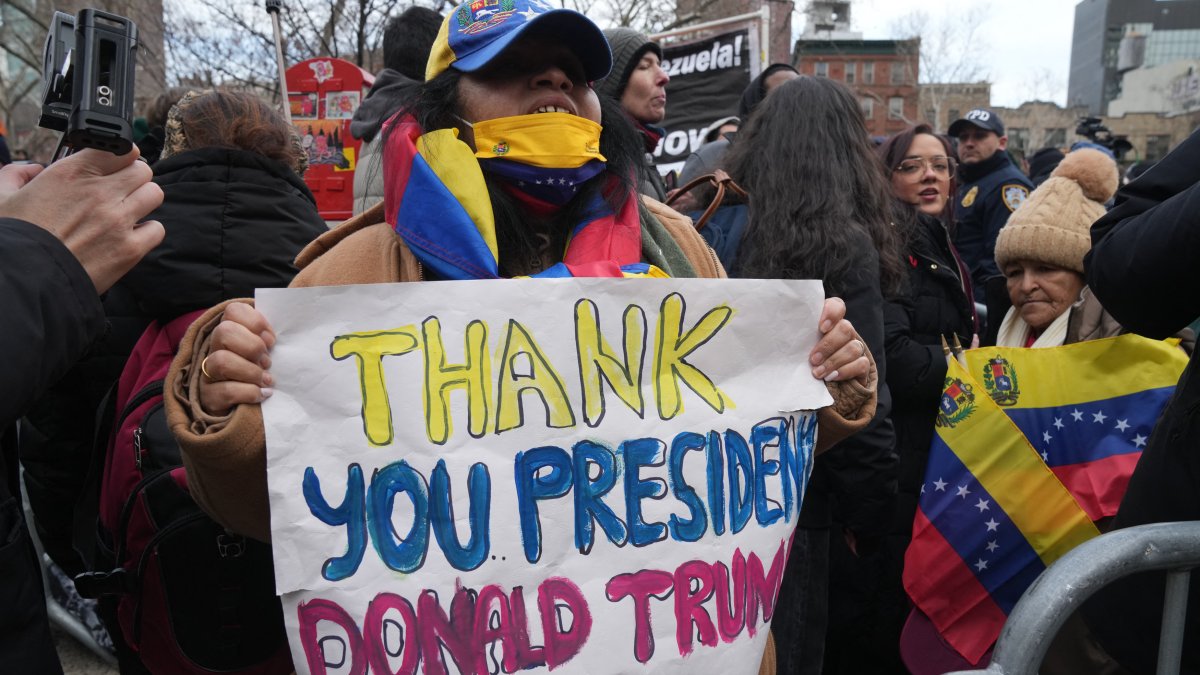 A supporter of US President Donald Trump