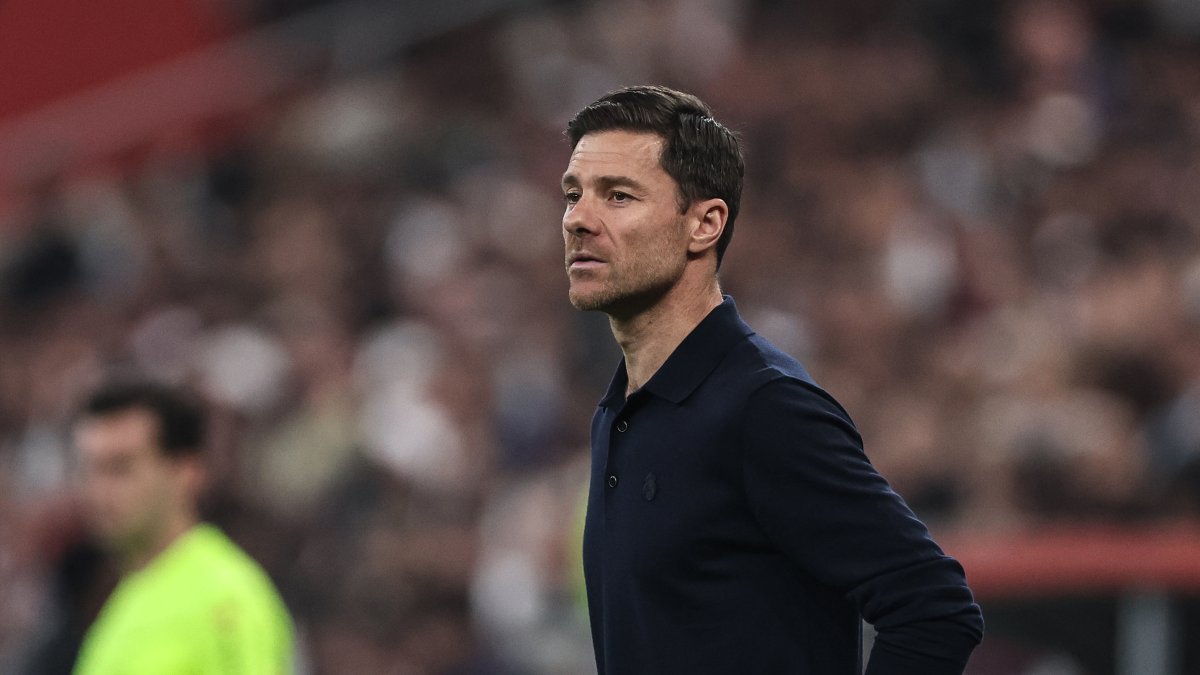 El entrenador español del Real Madrid, Xabi Alonso