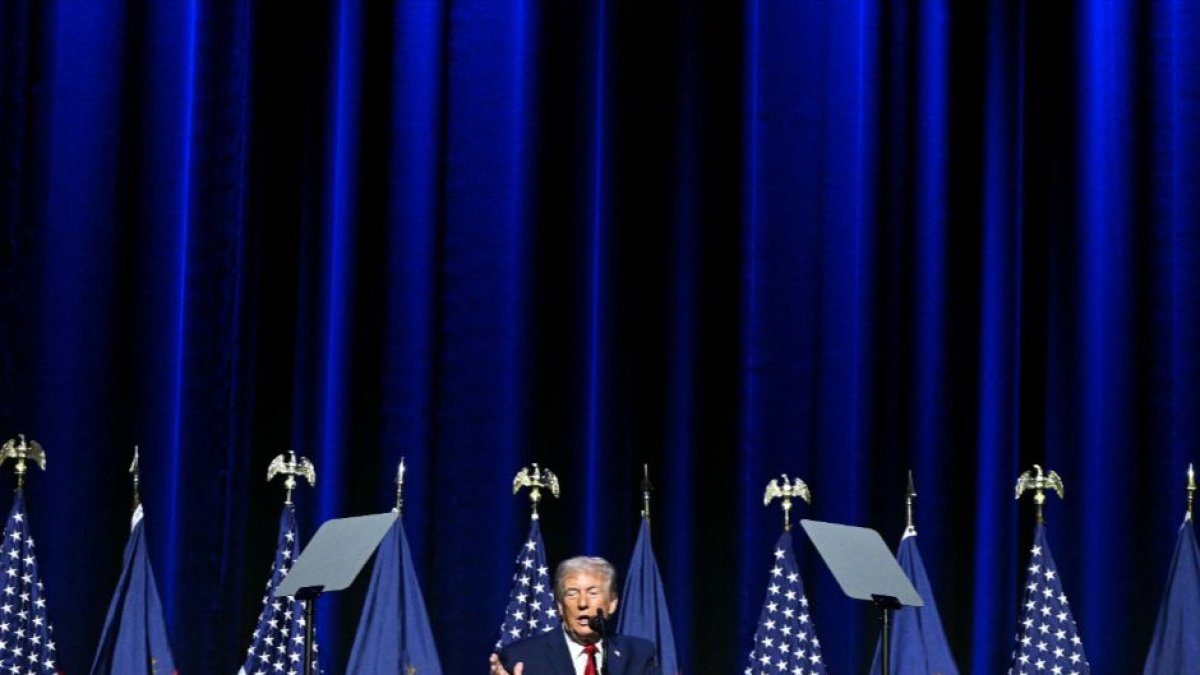Donald Trump, speaking at the Detroit Economic Club in Detroit.