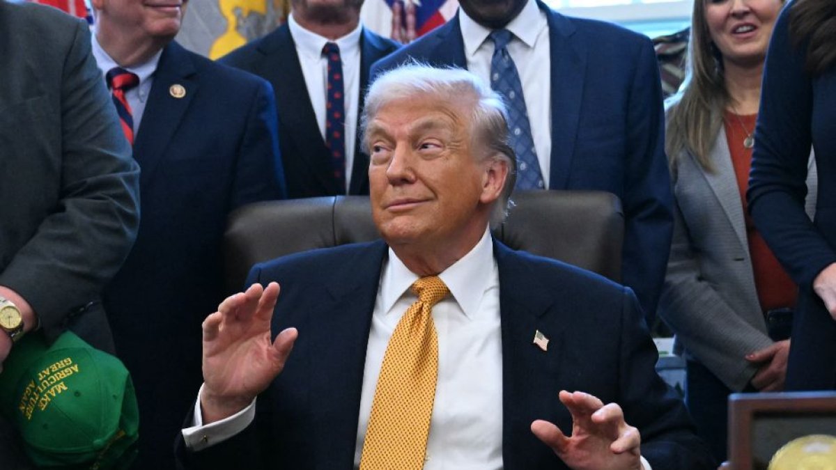 El presidente estadounidense Donald Trump