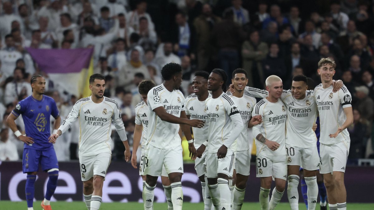El Madrid goleó al Mónaco en la Champions