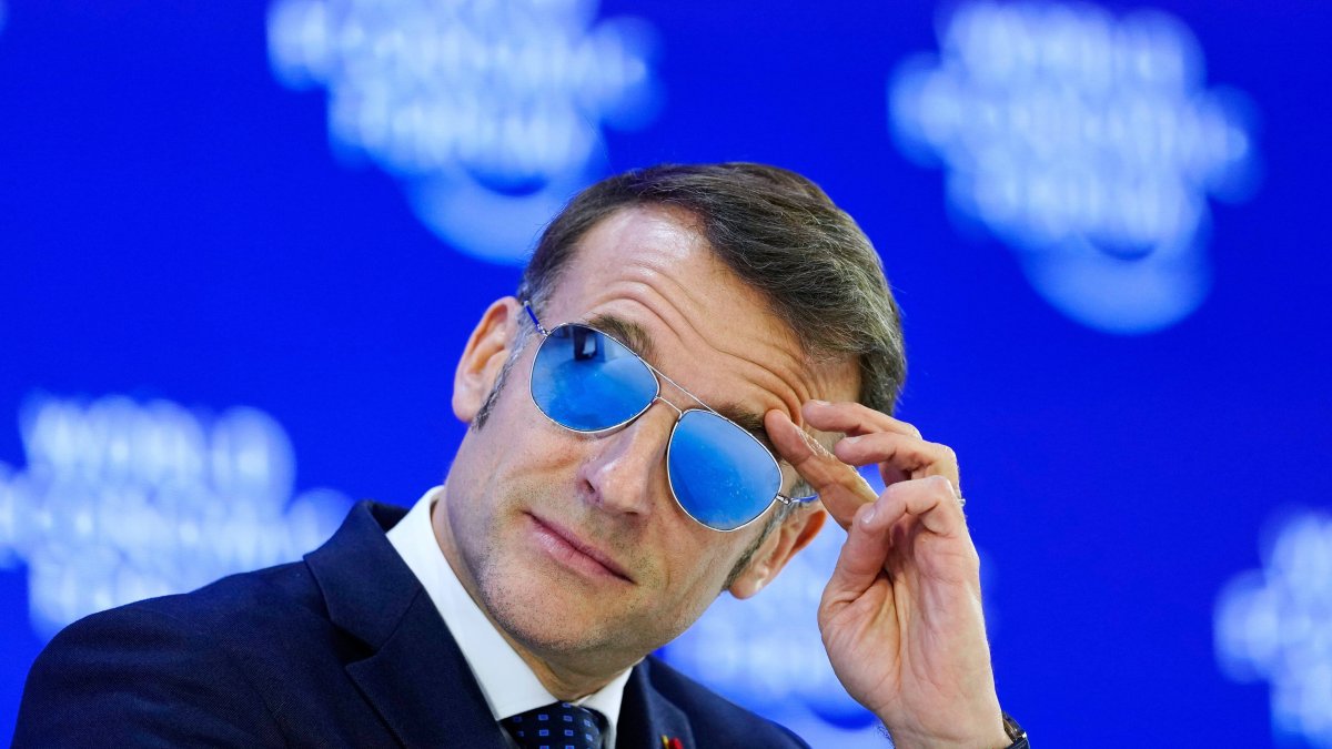 Macron en Davos
