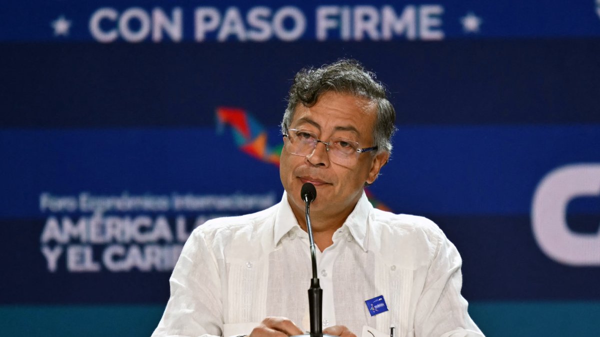 El presidente de Colombia Gustavo Petro (Archivo)