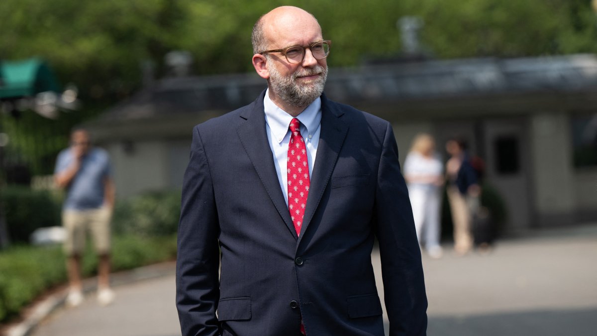 Russell Vought at the White House/Saul Loeb