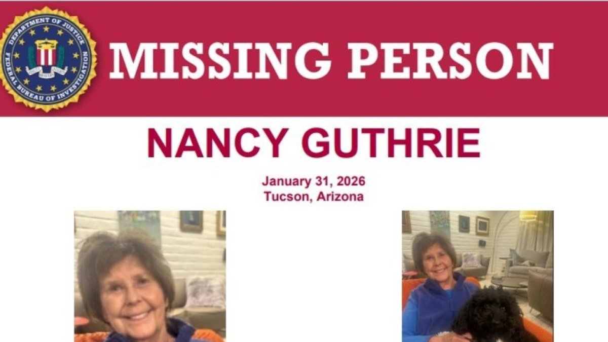 Missing person poster designed and released by the FBI