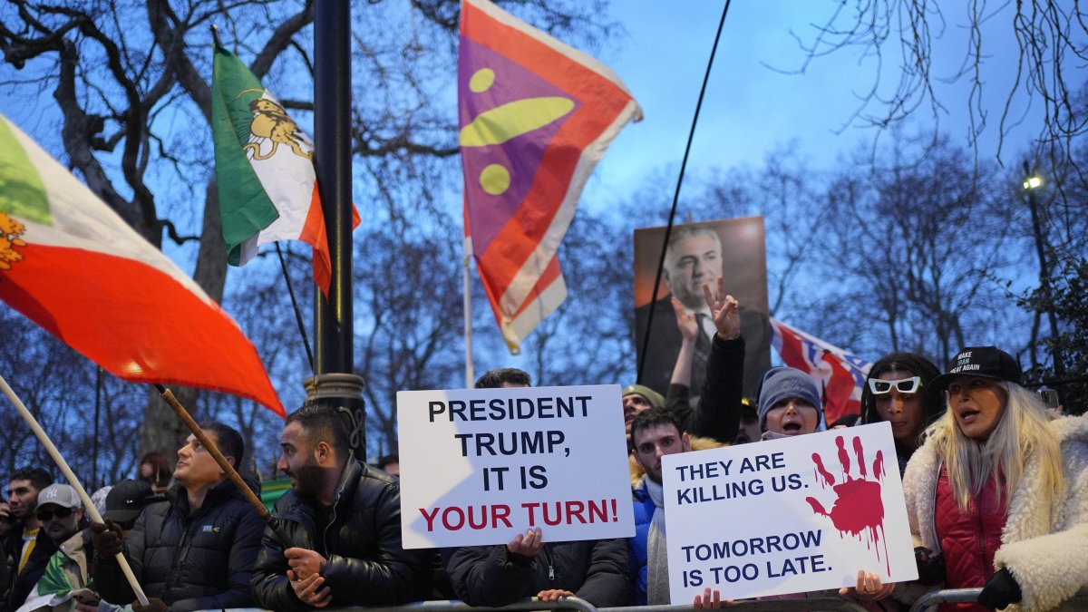 Protest against the Iranian regime in London