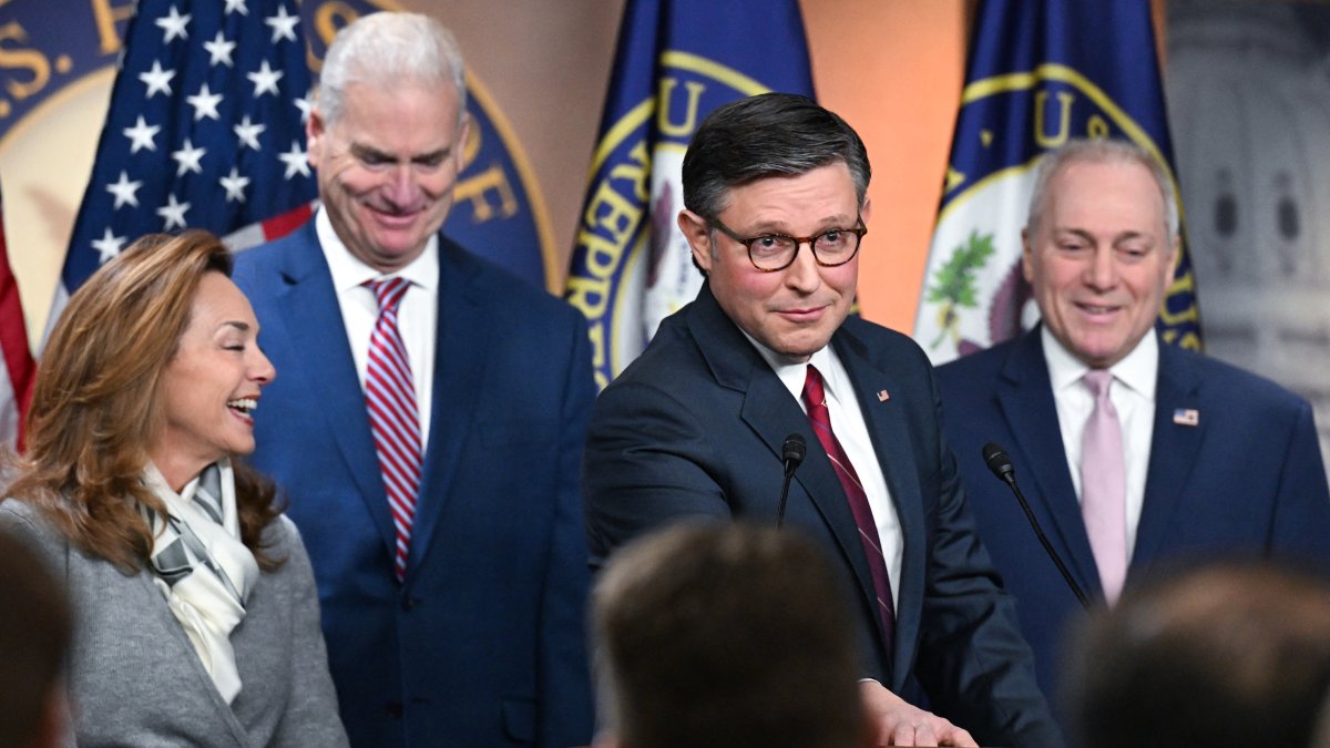 Mike Johnson en Capitol Hill/ Roberto Schmidt