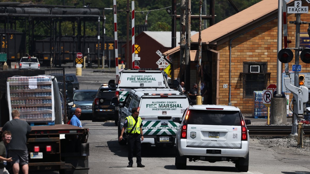 Explosión en el condado de Allegheny/ Rebecca Droke/ AFP 