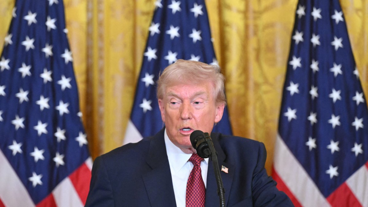 Donald Trump at the White House/Saul Loeb