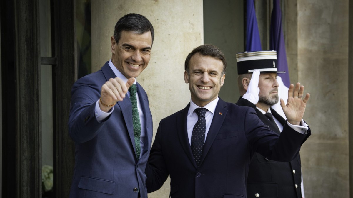 Pedro Sánchez y Emmanuel Macron