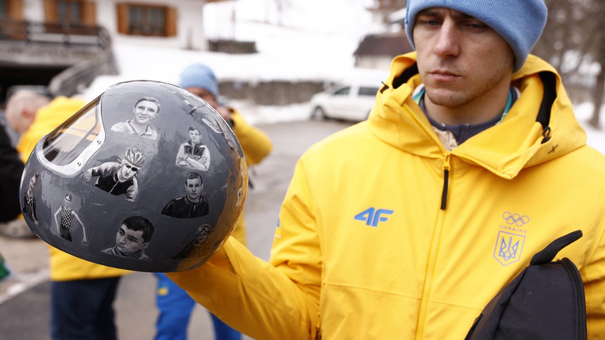 Ukrainian athlete Vladyslav Heraskevych.