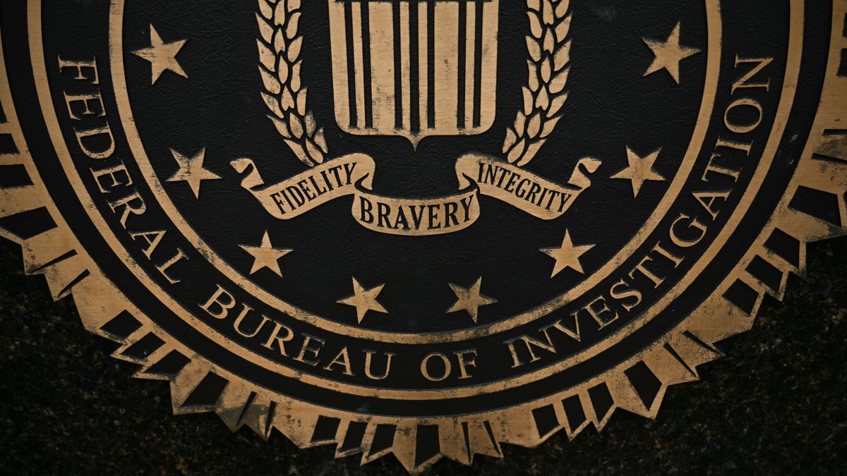 FBI logo on the J. Edgar Hoover Building / Brendan Smialowski