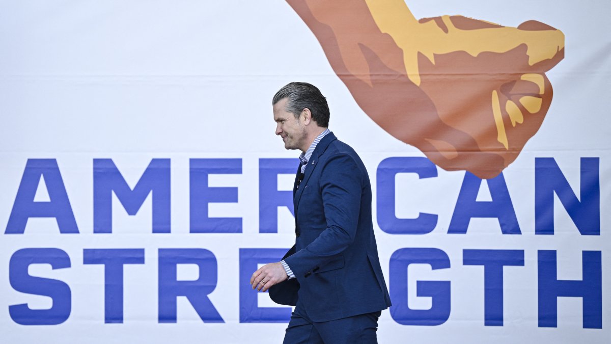 Pete Hegseth, secretary of defense, in Florida/ Miguel Rodriguez.