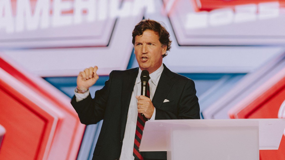 Tucker Carlson in a file image