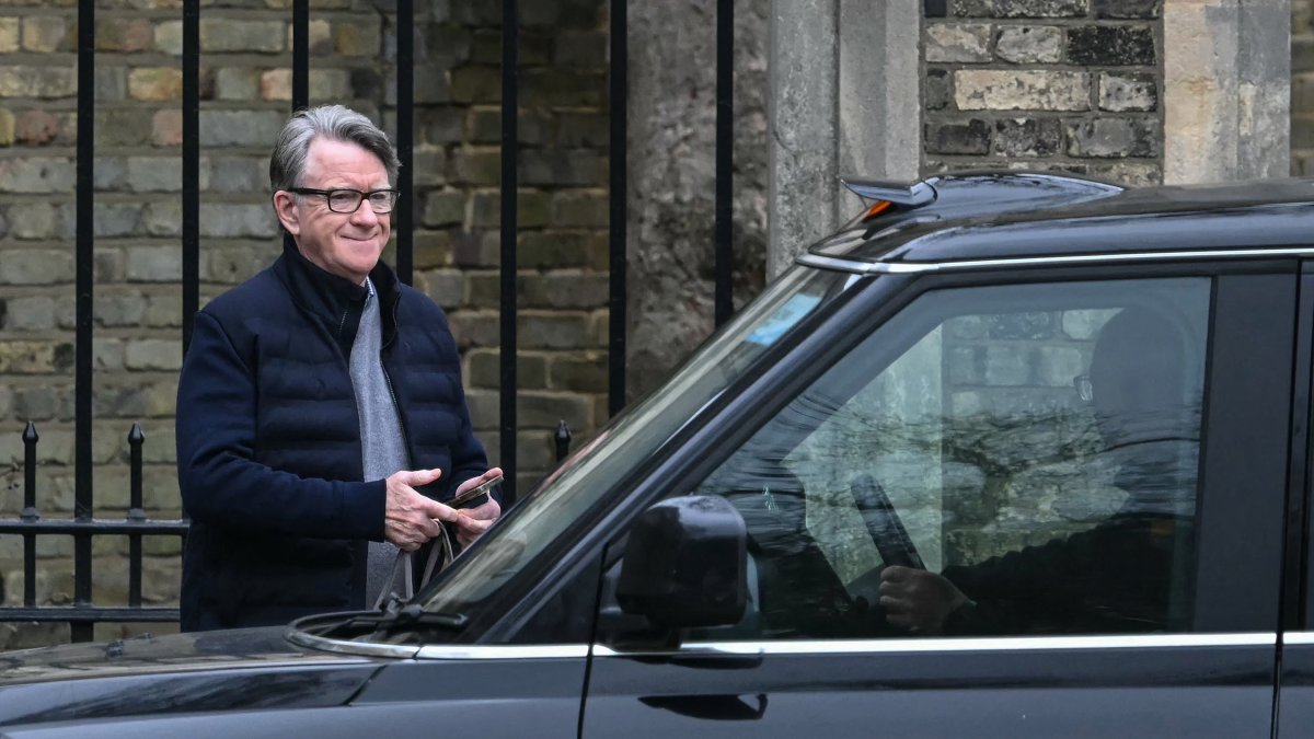 Former U.K. Ambassador to the U.S. Peter Mandelson.