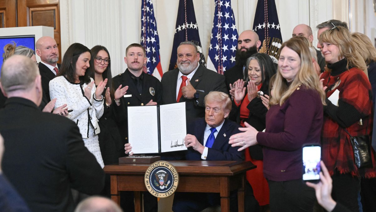 Donald Trump at the White House/ Saul Loeb.
