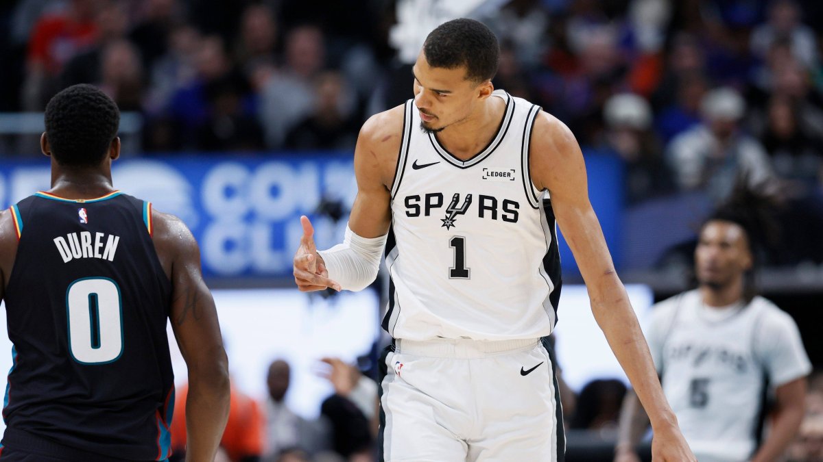 El ala-pívot de los San Antonio Spurs, Victor Wembanyama