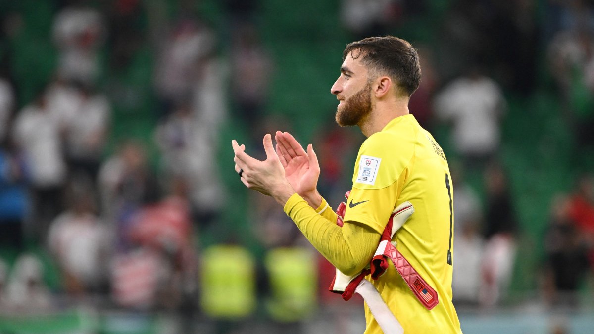 Matt Turner, goalkeeper for the United States national team/ Patrick T. Fallon- AFP
