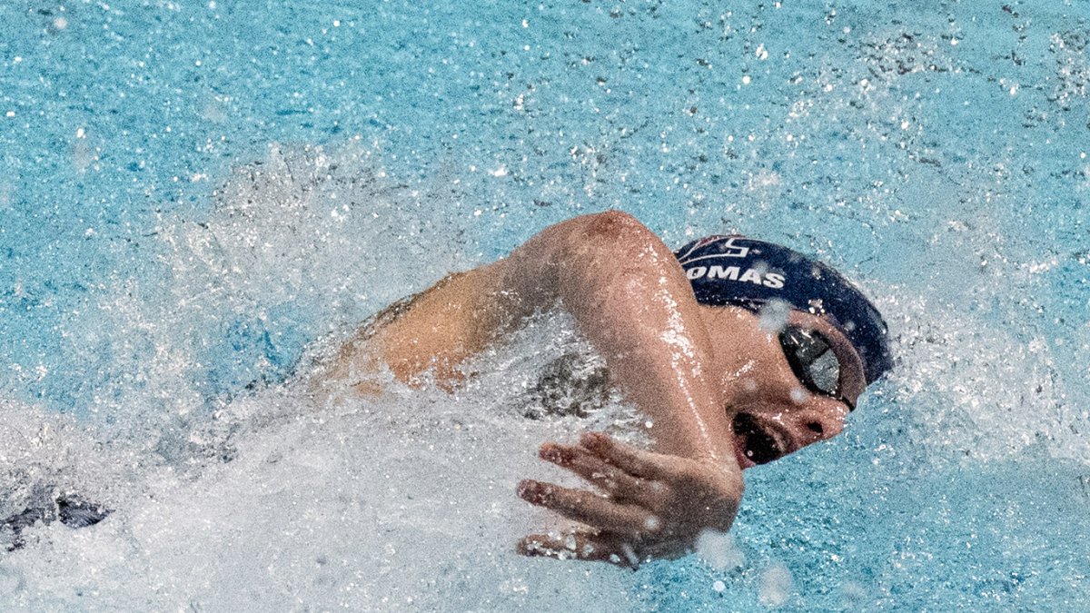Lia Thomas en plena competencia/ Joseph Prezioso- AFP