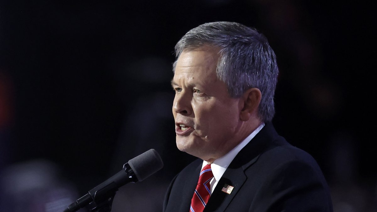 Daines at the Republican National Convention/ Kamil Krzaczynski