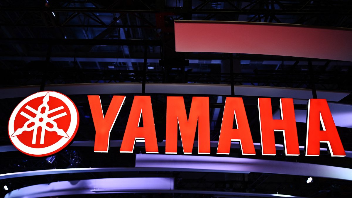 The logo of the Japanese company Yamaha (File).