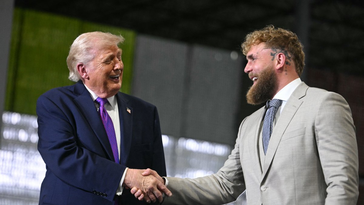 Donald Trump y Jake Paul en Kentucky/ Jim Watson