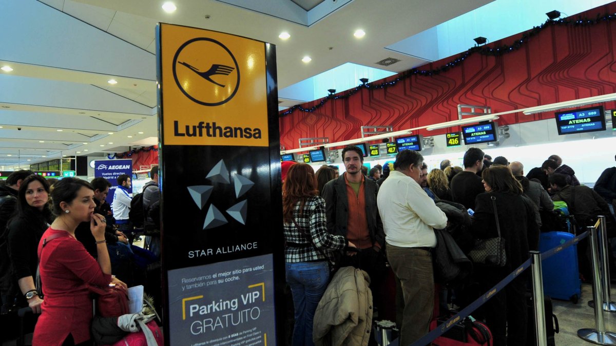 El aeropuerto de Barajas, en España