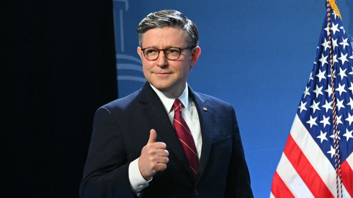 Mike Johnson en Doral, Florida/ Saul Loeb