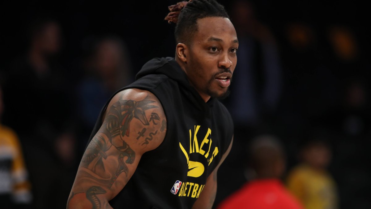 Dwight Howard, durante su tercera etapa en los Los Angeles Lakers