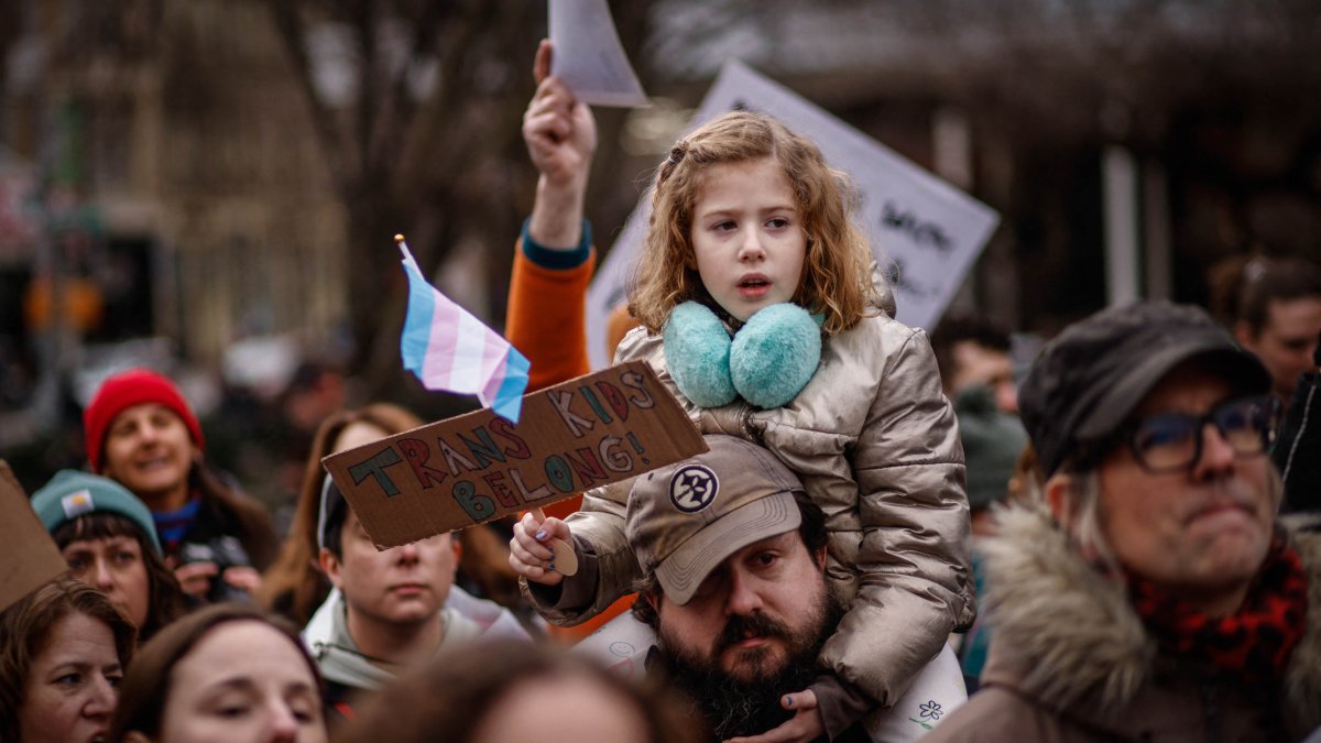 Marcha ‘Rise up for Trans Youth’ en NYC