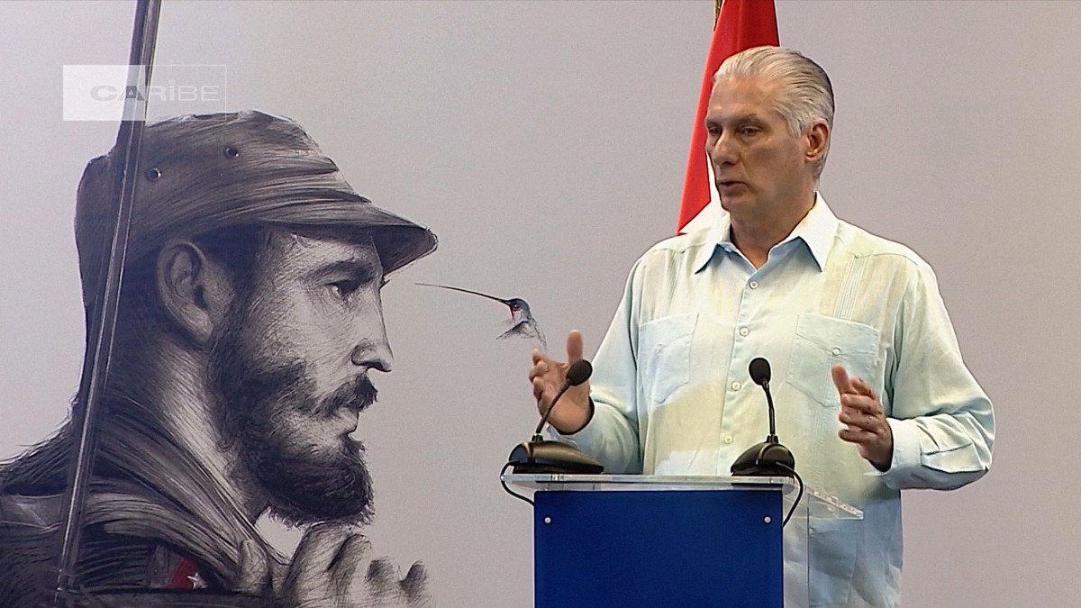 El dictador cubano Miguel Díaz-Canel