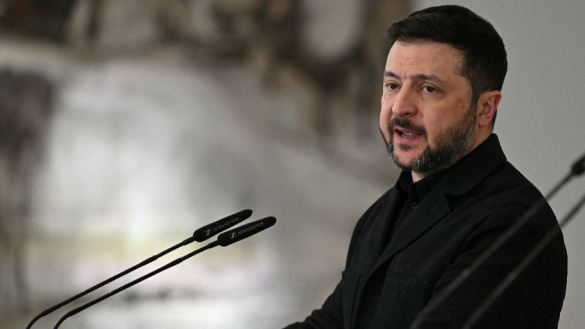 El presidente ucraniano Volodímir Zelenski