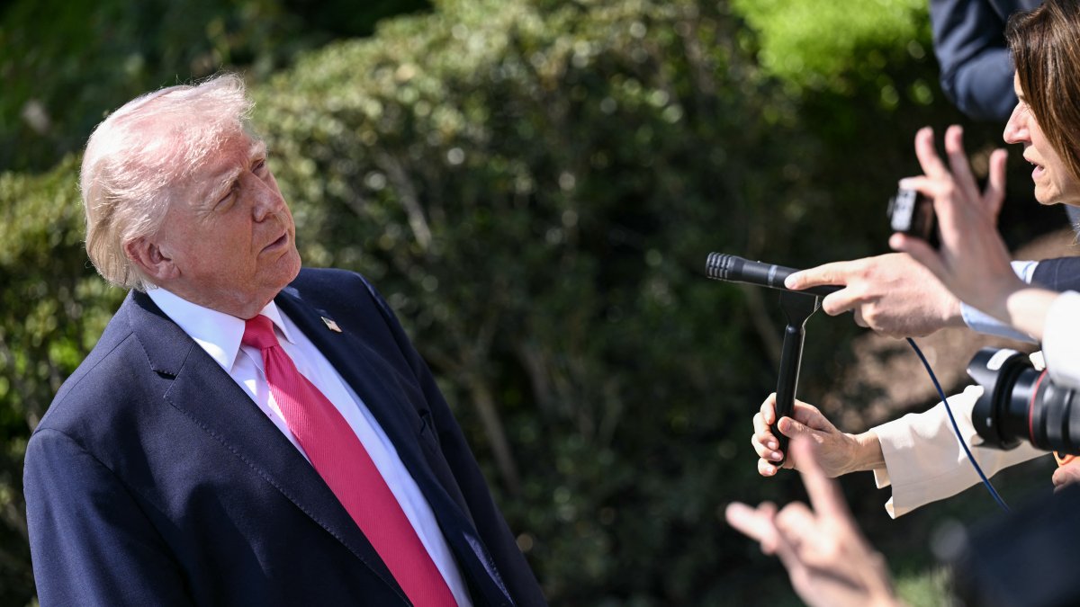 Donald Trump at the White House/ Brendan Smialowski.