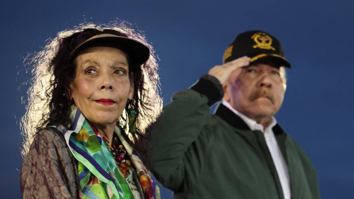 Rosario Murillo and Daniel Ortega.