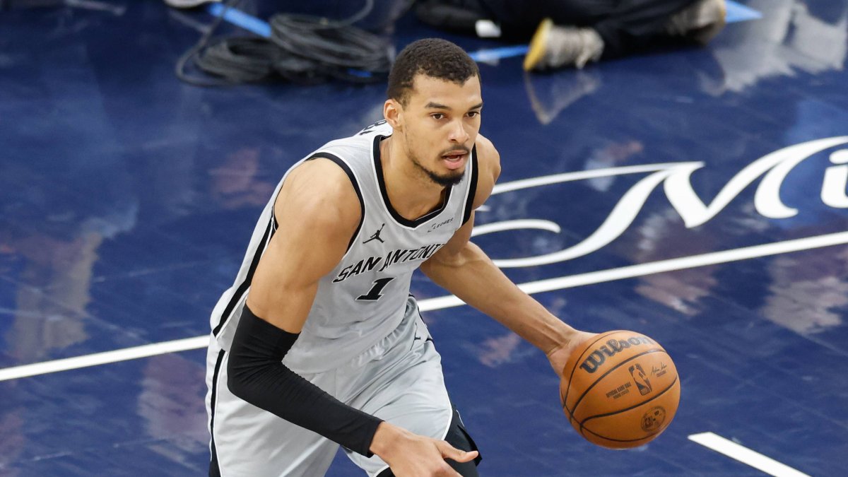 Victor Wembanyama, NBA regular season MVP candidate. File image