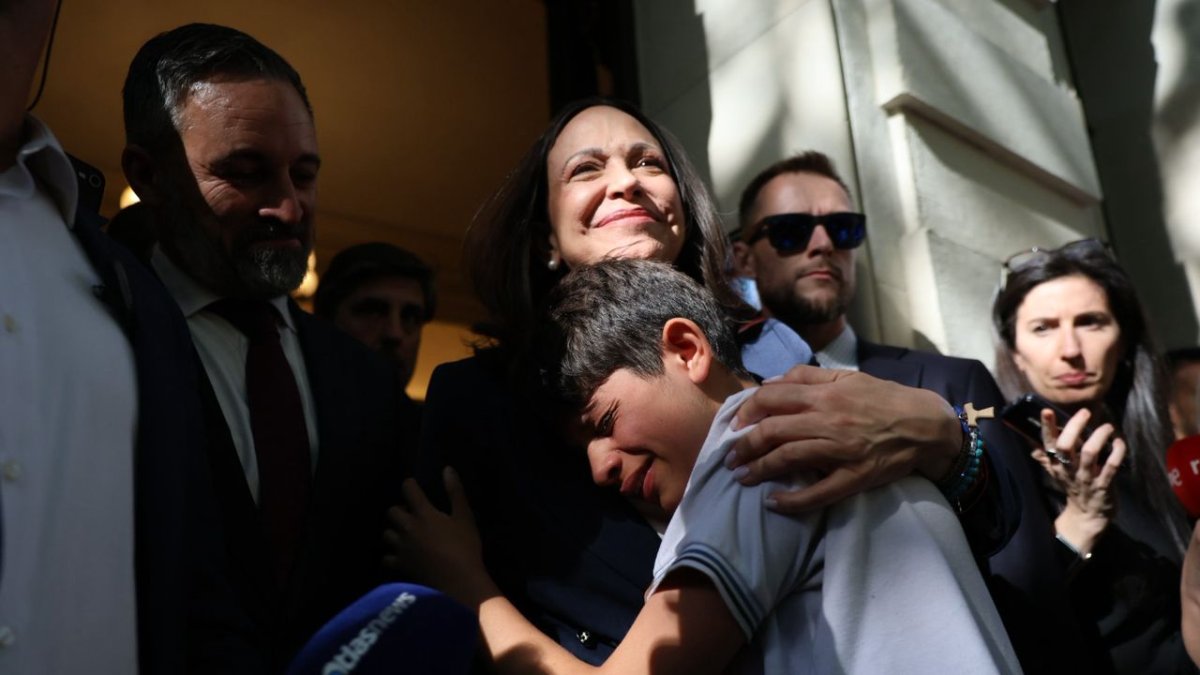 María Corina Machado en Madrid