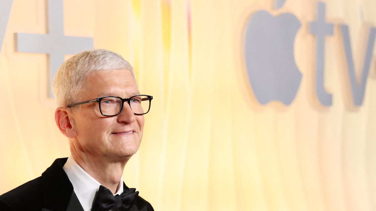Tim Cook, CEO saliente de Apple.