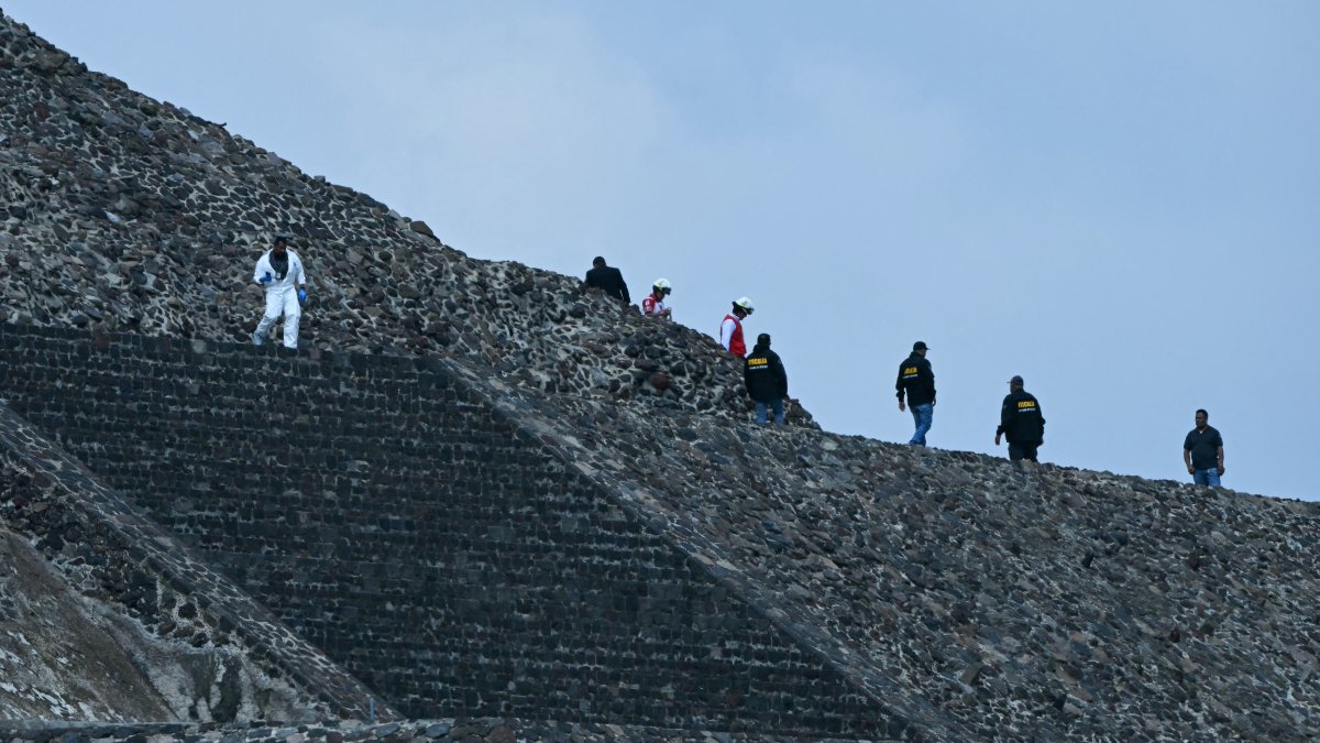 Las autoridades investigan el tiroteo en las pirámides de Teotihuacán (México)