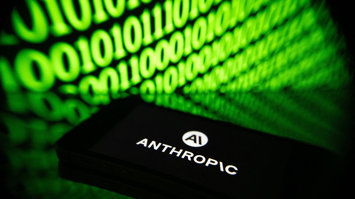 Anthropic's logo on a device