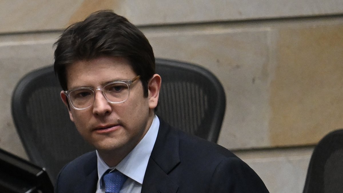 Miguel Uribe Turbay, days before he was shot. File image