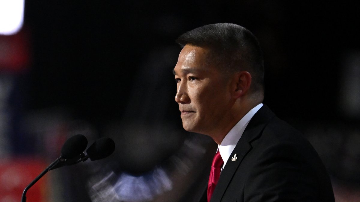 Hung Cao at the 2024 RNC/ Patrick T. Fallon.