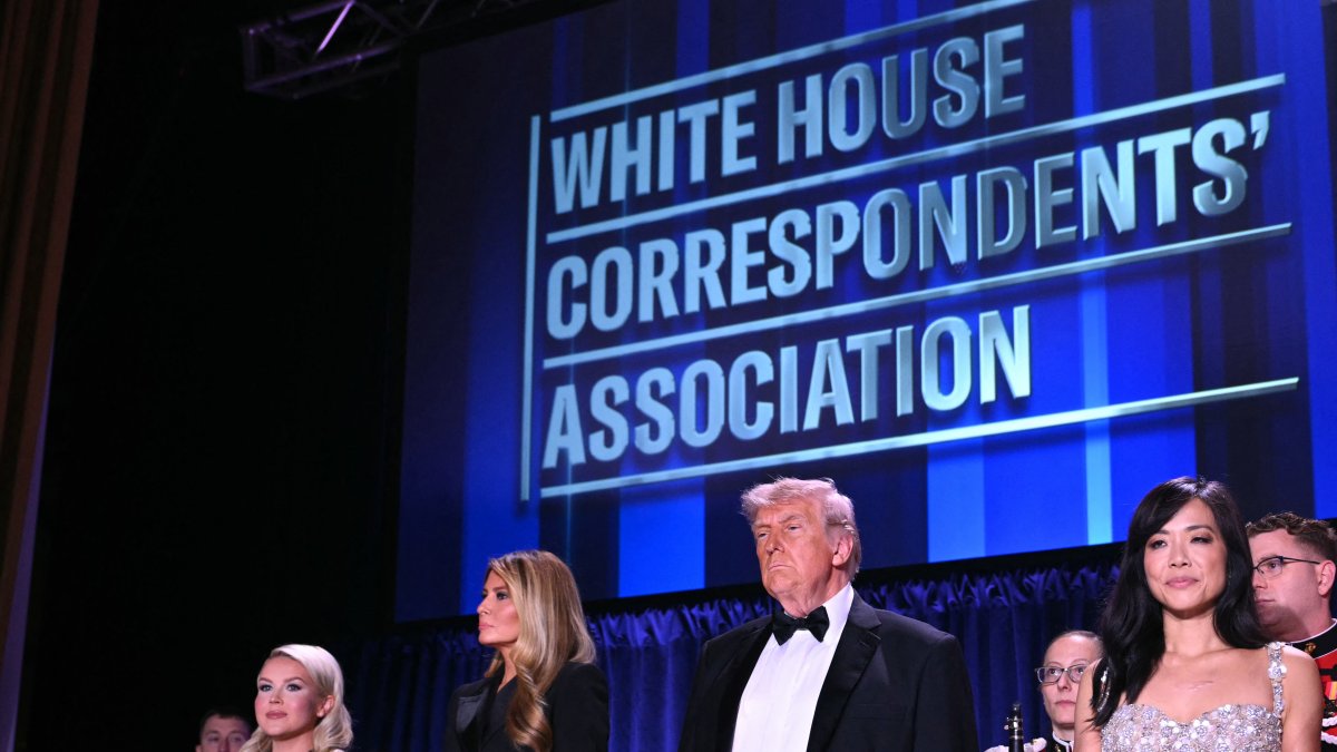 Donald Trump at the White House Correspondents' Dinner/ Mandel Ngan.