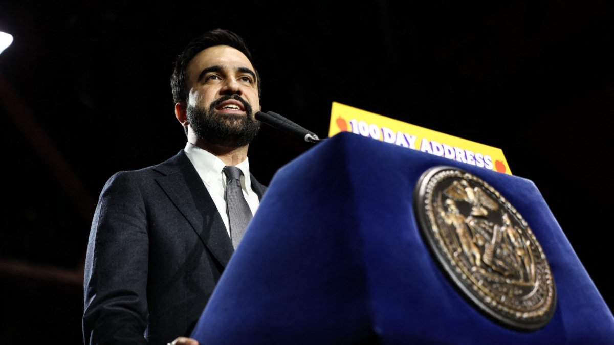 New York City Mayor Zohran Mamdani delivers his 100-day speech